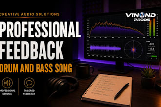 give detailed feedback on your drum and bass dnb song