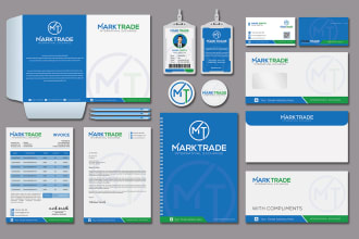do business card letterhead and branding stationery design
