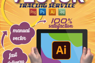 vectorise logo, recreate,convert image to vector format,vector tracing manually