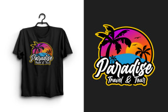 design unique outdoor, tourism and travel agency logo