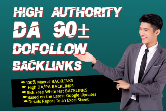 provide high authority social profile backlinks for your website