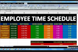 handle all excel tasks using formulas, power query etc
