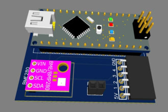 design circuit schematic with pcb in easyeda  proteus