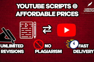 research and write engaging youtube scripts