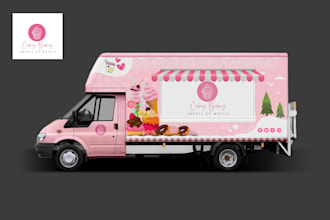 design food truck, van, container and shop design