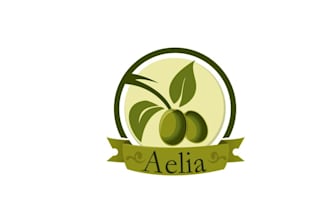 design premium super high quality olive oil logo design service
