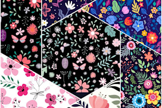 create 4k unique pattern design