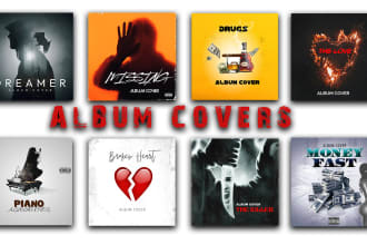 design album cover art, and podcast cover art
