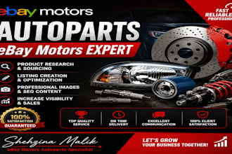 create professional ebay motors car parts listings