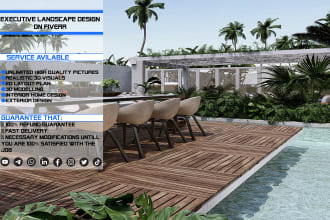 design residential landscape design, backyard, swimming pool, gazebo and deck