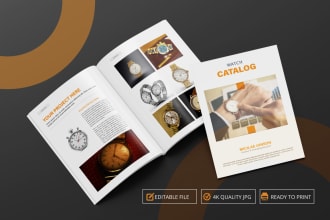 design a promotional digital product catalog or catalogue, lookbook, sell sheet