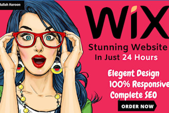 design wix website, redesign wix website, design or redesign