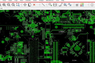 design the pcb of your provided schematic and deliver files