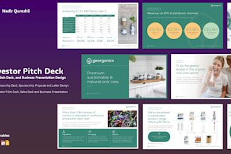 design sales pitch, investor, and deck presentation