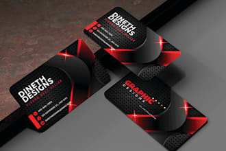 design professional and luxury business cards