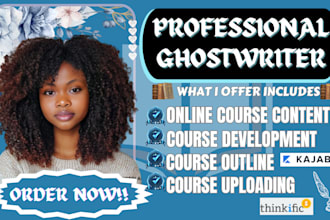 write online course content, course development, course upload, course website