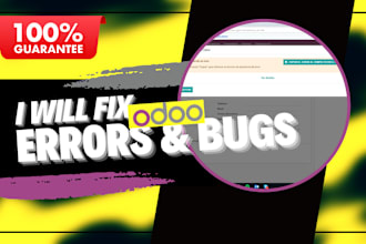 fix errors and bugs or create custom odoo module