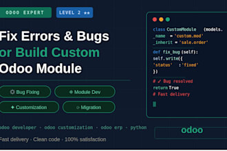 fix odoo errors, bugs, and technical issues fast