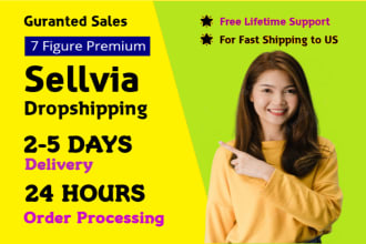 build USA based sellvia woocommerce dropshipping store