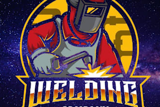 design creative welding logo for your business