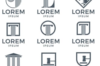 design  high quality law logo for your business