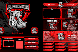 create the best twitch overlay stream package