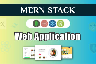 develop full stack mern application using react, nodejs, mongodb