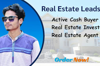 provide real estate active cash buyer valid leads