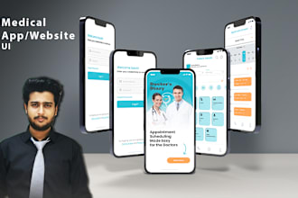 do custom medical UI UX design for your app and website