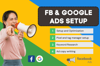 set up facebook ig google ads pixel for high conversion