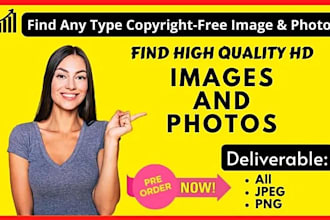 find any type of high quality images and videos for you