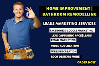 home improvement decor bathroom remodeling leads via google ads facebook ads