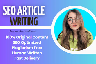 do research and 1000 words SEO article writing