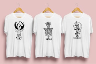 create minimalist t shirt design