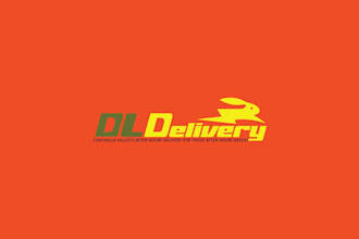 design original clean delivery service logo for you