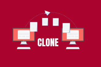 create, copy, clone, or redesign a website in html or react