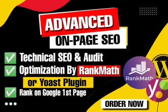 be your wordpress onpage SEO expert for top ranking on google