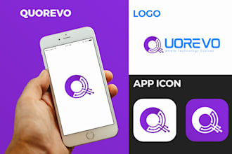 design a modern icon or logo for your app and website