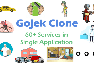 build gojek clone app, on demand service multi service apps