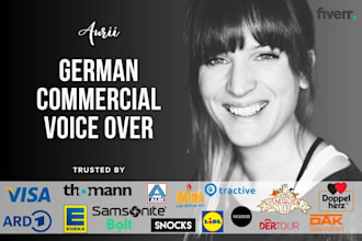 record a german female voice over