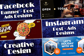 create a banner design