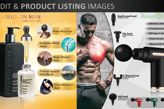 design listing, lifestyle, product editing, photoshop, infographics