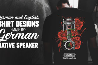 create custom typography shirt designs for print on demand