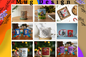 create a cool coffee mug design and t shirt design
