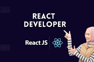 be react js developer for web application