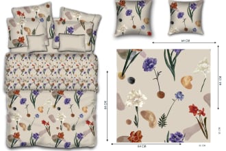 create beautiful bedsheet cushion pillow kitchen towel design