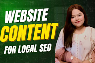 write SEO website content,website content,web content