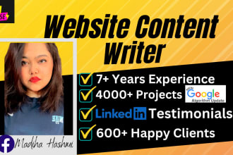 write SEO website content,website content,web content