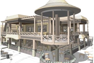 make  architectural drawings, 3d bim  modeling in revit