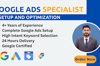 be your google ads expert, PPC advertising marketing expert